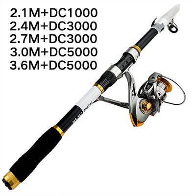 sea fishing rods telescopic