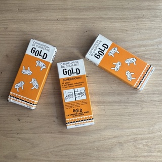 พร้อมส่ง!!! ที่ปิดรูปลั๊กไฟ GOLD SUPERSICUR /กล่อง