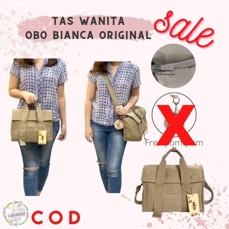 กระเป๋าสะพายข้างผู้หญิง กระเป๋าถือ obo bianca นําเข้าต้นฉบับถุงกันน้ํา
