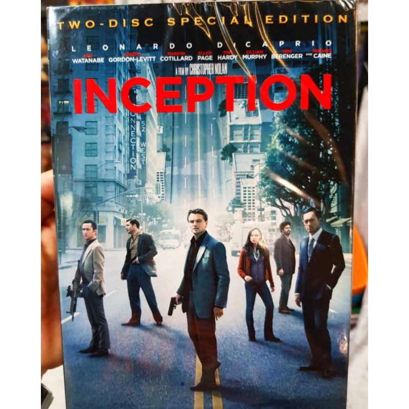 DVD.​2 Disc ปกสวม :​ INCEPTION​ (2010) จิตพิฆาตโลก " Leonardo DiCaprio " A Film by Christopher Nolan