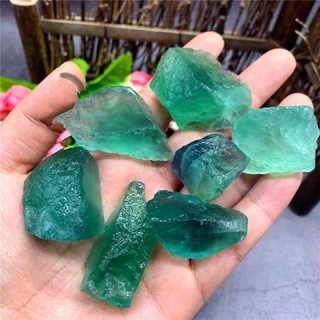 1 Pc Natural Green Flourite Rough Stone for healing and meditation