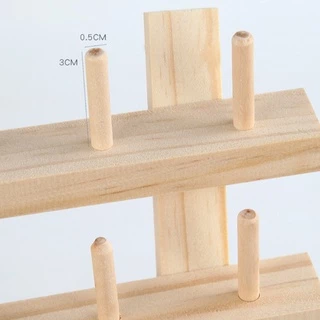Cons พับผู้ถือด้าย 30 80 120 Spools เย็บเย็บปักถักร้อย Thread Rack Organizer แขวนผนังกรวยขาตั้งชั้นวาง Ne