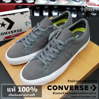 [แท้ 100%] รองเท้า Converse One Star Pro Suede Ox - Black/Charcoal [12100523PBC]