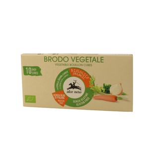 อัลเซ เนโร่ ซุปก้อนรสผักออร์แกนิค ขนาด 100 กรัม (10 ก้อน/กล่อง) ALCE NERO ORGANIC VEGETABLE BOUILLON CUBES 100 g.