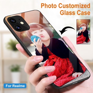 เคส DIY Realme 10 9 C30 C35 C12 C25 C25S C3 5 5S 5I 6I C15 7I C17 CC11 C21 C21Y C25Y 8i 9i 8 8I โทรศัพท์มือถือกระจกนิรภัย ลายกําหนดเอง สําหรับ