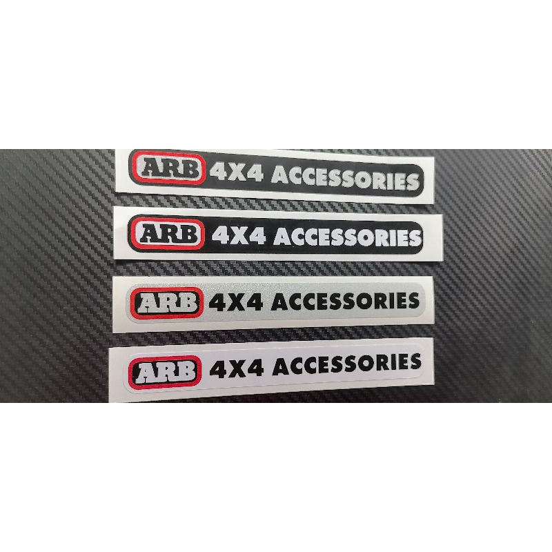 สติ๊กเกอร์ติดรถ ARB 4X4 ACCESSORIES งานตัดไดรคัท