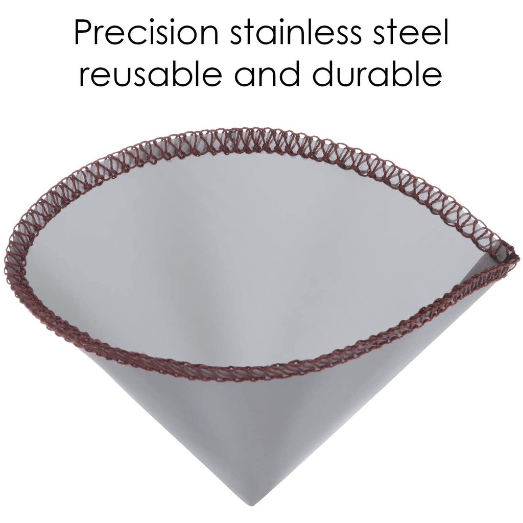 Reusable Coffee Filter Stainless Steel 3 To 4 Cup Drip 最大47OFFクーポン