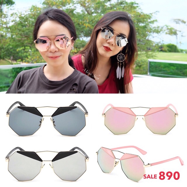 แว่นกันแดด GAMT Polygon frame sunglasses (GM-PF) ของแท้ร้าน Mireeshop (ใส่โค้ด CPWG25 ลดเพิ่ม 60 บาท