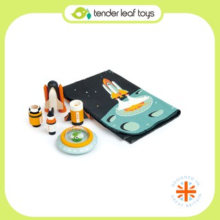 Tender Leaf Toys ของเล่นไม้ ของเล่นบทบาทสมมติ ชุดพรมอวกาศ Space Adventure