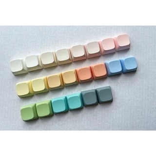 พร้อมส่ง Keycap PBT Blank XDA Profile ขนาด 1U มี 43 สี สีพาสเทล​ คีย์แคป​ ปุ่มกด​ คีย์บอร์ด​ เปล่า Keycaps