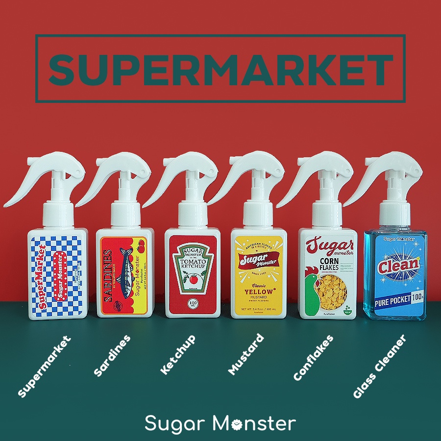 Sugar Monster | รุ่น Supermarket ขวดสเปรย์แอลกอฮอล์พกพา 100 ml