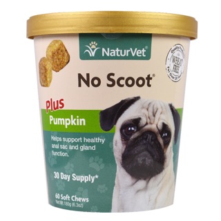 Naturvet No Scoot อาหารเสริมเสริมไฟเบอร์สุนัข  ปรับสมดุลสำไส้ สกัดจากธรรมชาติล้วน (ผลิตอเมริกา)