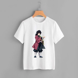 HH [Kimetsu No Yaiba] Demon Slayer เสื้อลายดาบพิฆาตอสูร สวยๆ ราคาถูก เสื้อยืดผ้าฝ้าย