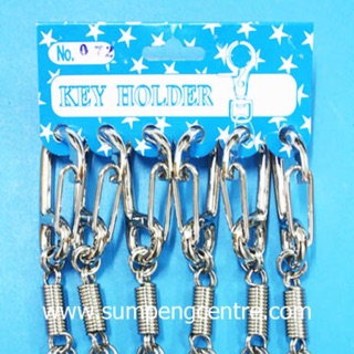 พวงกุญแจตัวล็อค no:072 (6ชิ้น),  Hook keychains no:072 (6 pieces)