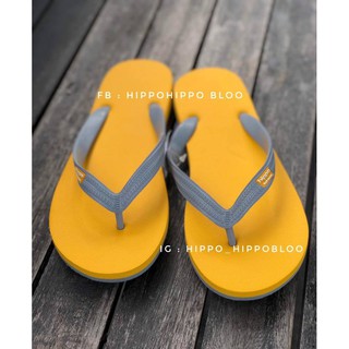 เหลืองสายเทา Yellowgray Hippo Shoe รองเท้าแตะฮิปโป allsize No. 36-37-38-39-40-41-42-43-44-45-46