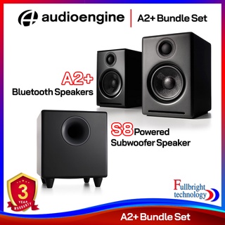 Audioengine Bundle Set (A2+ Bluetooth Speakers + S8 Subwoofer Speaker) เซ็ทลำโพงคู่สุดคุ้ม ทุกตัวสินค้ารับประกันศูนย์ไทย 3 ปี