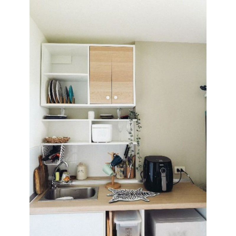 🔥ราคาถูก🔥Hawa 90 Furniture ตู้แขวน 3 บาน 30*90*60😊