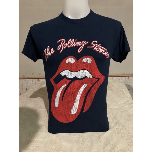 เสื้อวินเทจ เสื้อวง The Rolling Stones ผ้า cotton 100% size M อก 19 ยาว 28