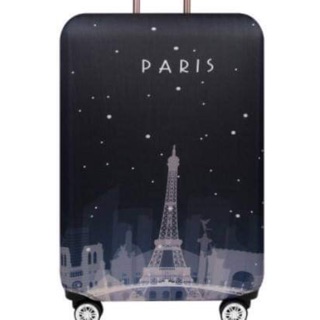 ผ้าคลุมกระเป๋าเดินทางลาย paris