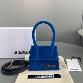 พรี Jacquemus 2102 กระเป๋าสะพายกระเป๋าถือกระเป๋าสะพา หนังแท้ กระเป๋าแฟชั่น แบรนด์เนน