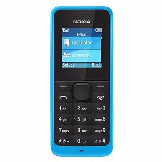 โทรศัพท์มือถือโนเกีย ปุ่มกด NOKIA  105 (สีฟ้า) 3G/4G รุ่นใหม่  2020