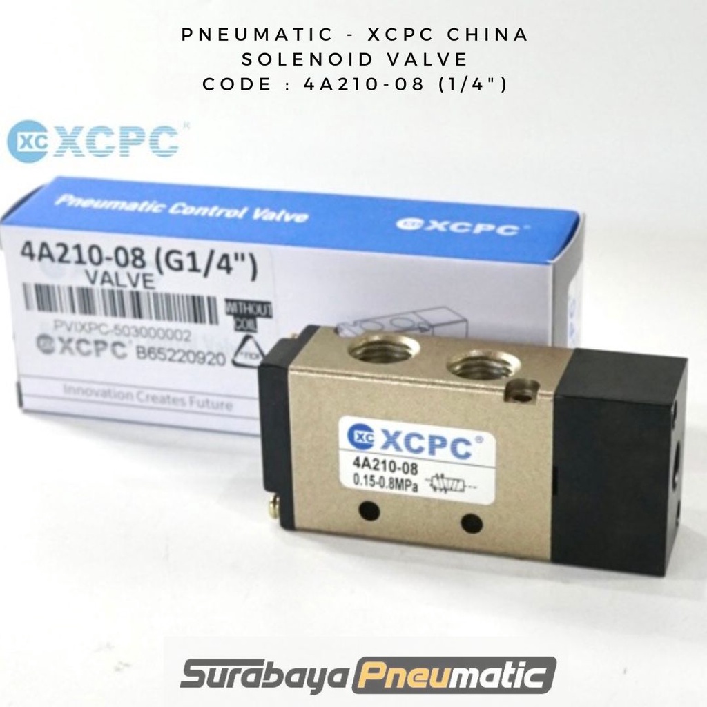 4A210-08 (Drat1/4") - นักบินโซลินอยด์วาล์ว / นักบินเดี่ยว - XCPC 4A210