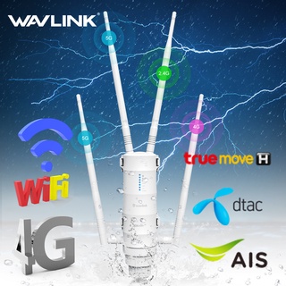 Wavlink เราเตอร์ไร้สาย Ac1200 4G Lte พร้อมช่องใส่ซิมการ์ด เราเตอร์ รองรับโหมดเราเตอร์ ตาข่าย ใช้งานง่า