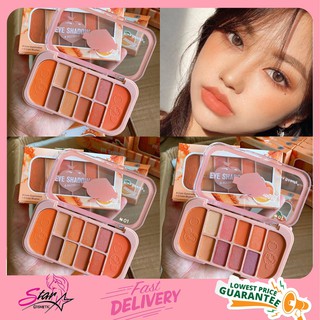 kiss beauty eyeshadow Peach Palette