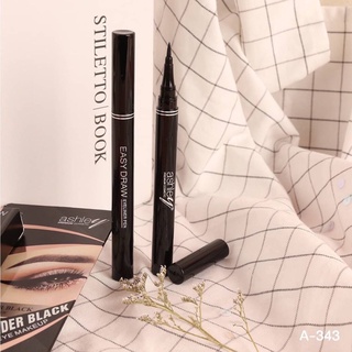 แอชลี่ย์ อีซี่ ดรอว์ อายไลเนอร์ Ashley Easy Draw Eyeliner Pen #A-343