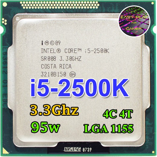 ⚡️CPU Intel Core i5-2500K 3.3 GHz 4คอ4เทรด 95W LGA 1155 ฟรีซิลิโคลน1ซอง i5 2500 K
