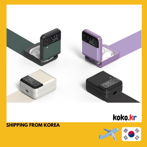 Samsung Galaxy Buds 2 / Buds Pro / Buds Live Z Flip 3 Style Cover Case พร้อม FREEBIES