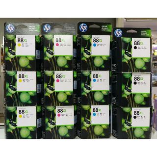 📌HP inkjet 88xLbk,c,m,y ครบชุด