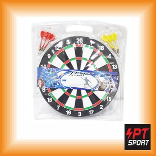 กระดานปาเป้า แบบหนา ปาได้ทั้ง 2 หน้า พร้อมลูกดอก Dartboard ขนาด 15 นิ้ว