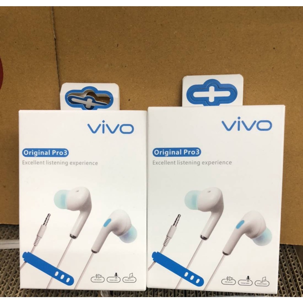 VIVO หูฟังสมาร์ทโฟน เสียงดีมีคุณภาพ หูฟังออกแบบสวย ช่องเสียบแจ็คขนาด 3.5มม