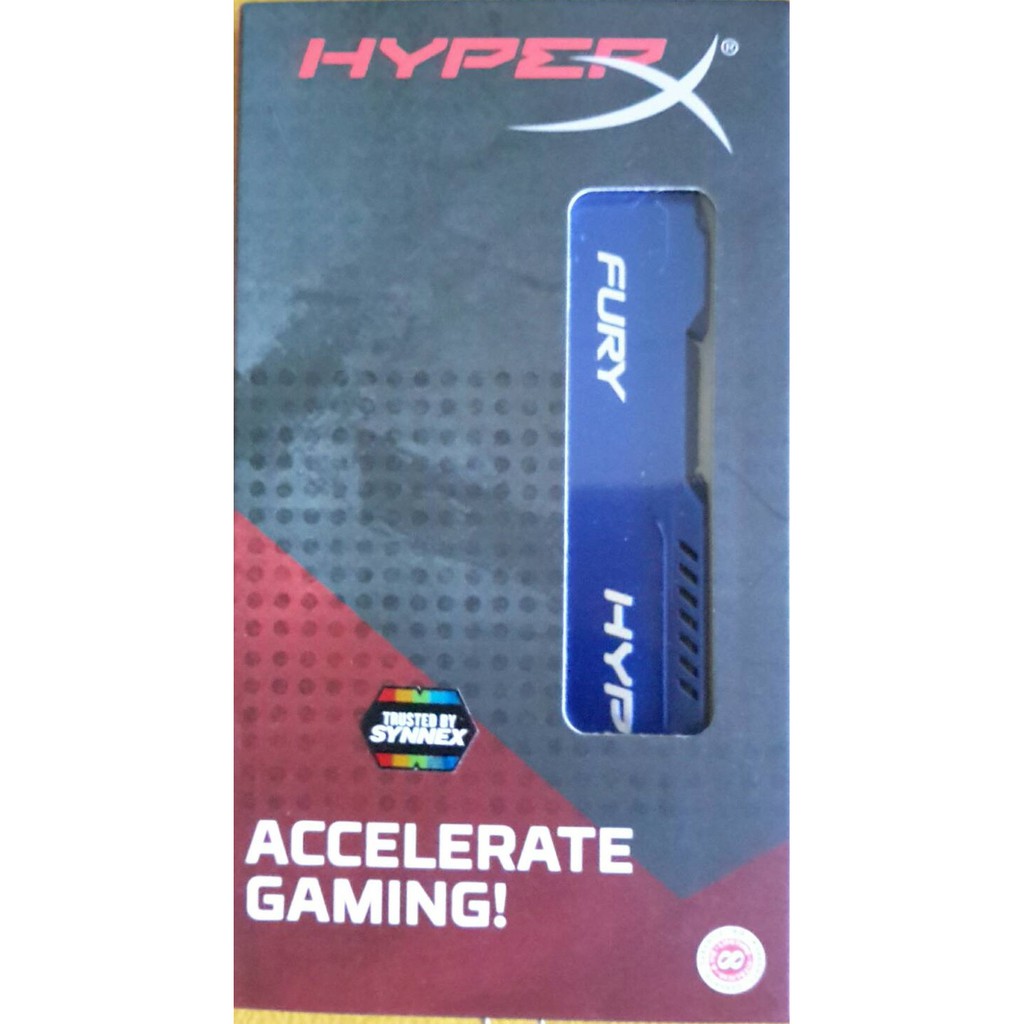 Ram PC DDR3 KINGSTON HyperX FURY BLUE 4G/1600  ( HX316C10F/4 ) Kingston ประกันตลอดอายุการใช้งาน