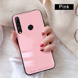 Huawei Y9 Prime Y9prime(2019) เคสสำหรับ ฟิล์มกระจกนิรภัย + TPU Glass Phone Case Cover