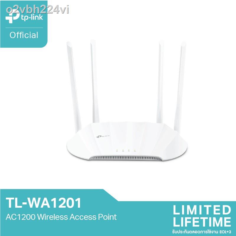 ▦✸TL-WA1201 AC1200 Dual-Band WiFi เราเตอร์ 4 เสาสัญญาณประสิทธิภาพสูงด้วยเทคโนโลยี Beamforming