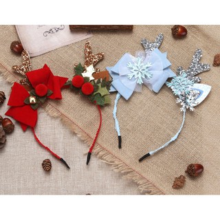 ที่คาดผมคริสมาส ที่คาดผมปีใหม่ ที่คาดผมแฟนซี คริสมาส ปีใหม่ Fancy Christmas Santy New Year Headband Hairband Party Props