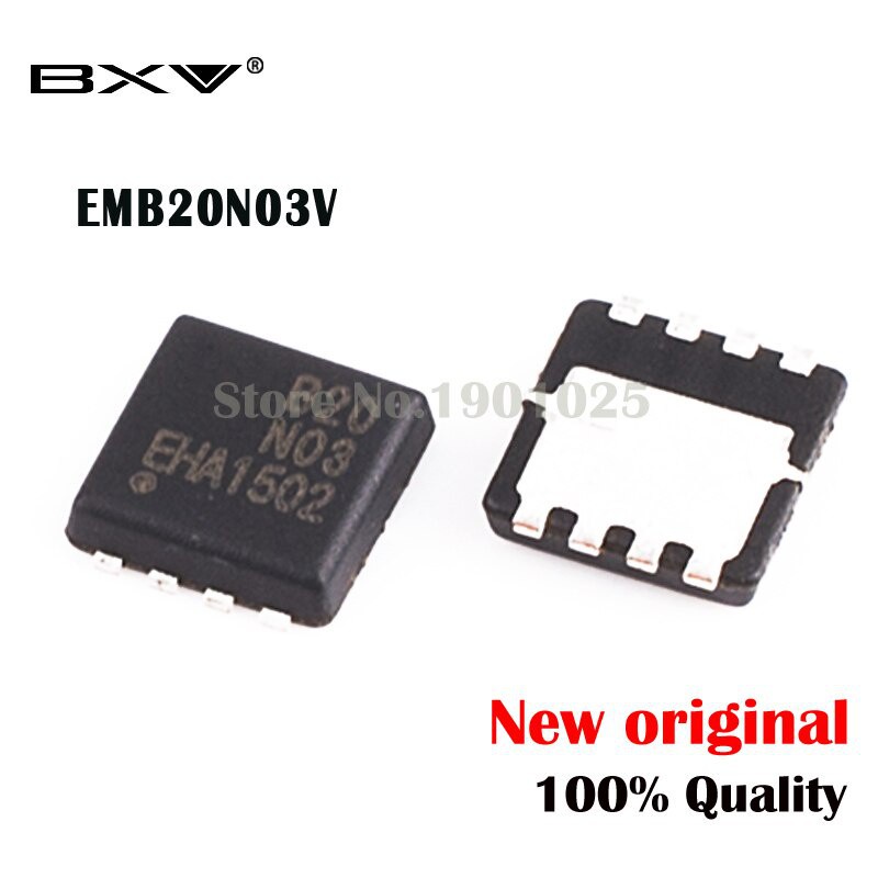 5 ชิ้น EMB20N03V EMB20N03 B20N03 3 มม. * 3 มม. MOSFET QFN-8 ใหม่