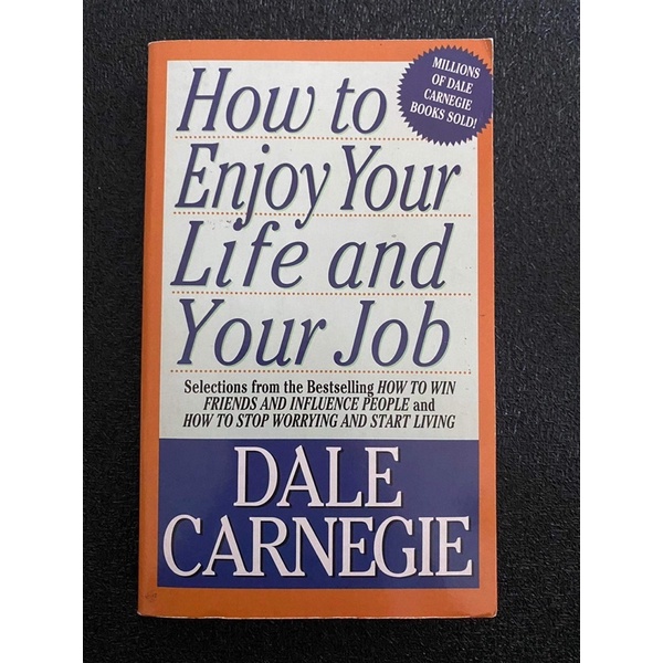 How To Enjoy Your Life And Your Job by DALE CARNEGIE Shopee Thailand