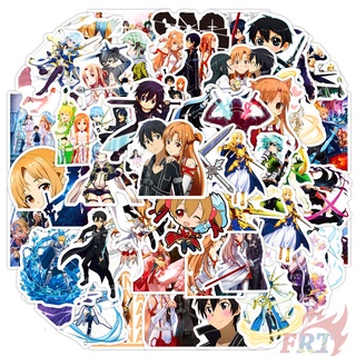 50Pcs/Set ❉ Sword Art Online Series 03 - SAO Kirigaya Kazuto Kirito Yuuki Asuna Asada Shino สติ๊กเกอร์ ❉ Anime DIY Fashion Mixed Luggage Laptop Skateboard Doodle Decals สติ๊กเกอร์