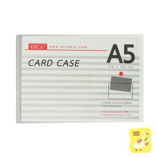 แหล่งขายและราคาแฟ้มซองพลาสติกแข็ง Card Case ขนาด A5 ยี่ห้อ Orca PVCอาจถูกใจคุณ