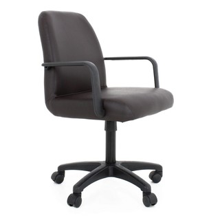 ราคาเก้าอี้สำนักงาน เก้าอี้ทำงาน รุ่น PR-169 หนังสีดำ เก็บเงินปลายทางได้ [COD]