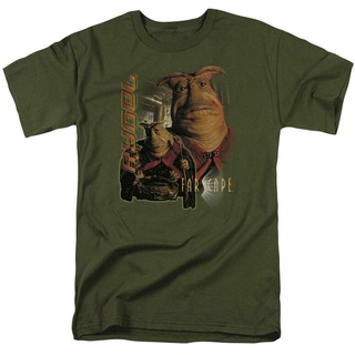เสื้อยืดสีขาวเสื้อยืดลําลอง สําหรับผู้ชาย แขนสั้น คอกลม สีเขียวทหารS-4XL