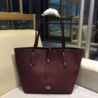 COACH MARKET TOTE RED COLOUR