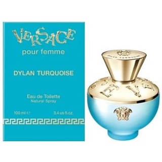 ของแท้!!! Versace Dylan Turquoise Pour Femme EDT 100ml Tester box ของใหม่ (พร้อมส่งค่ะ)