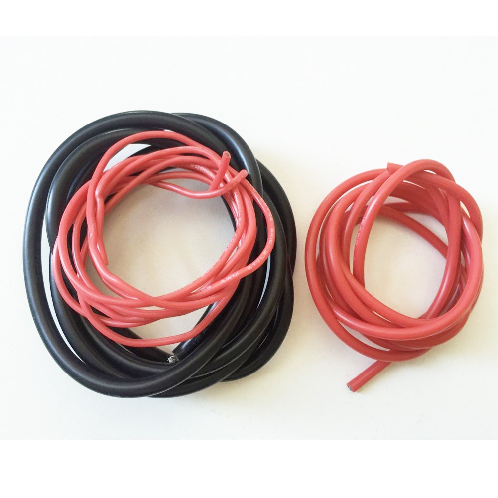 สายเคเบิลเจลซิลิคอน 14 16 18 20 22AWG 2 เมตรต่อล็อต