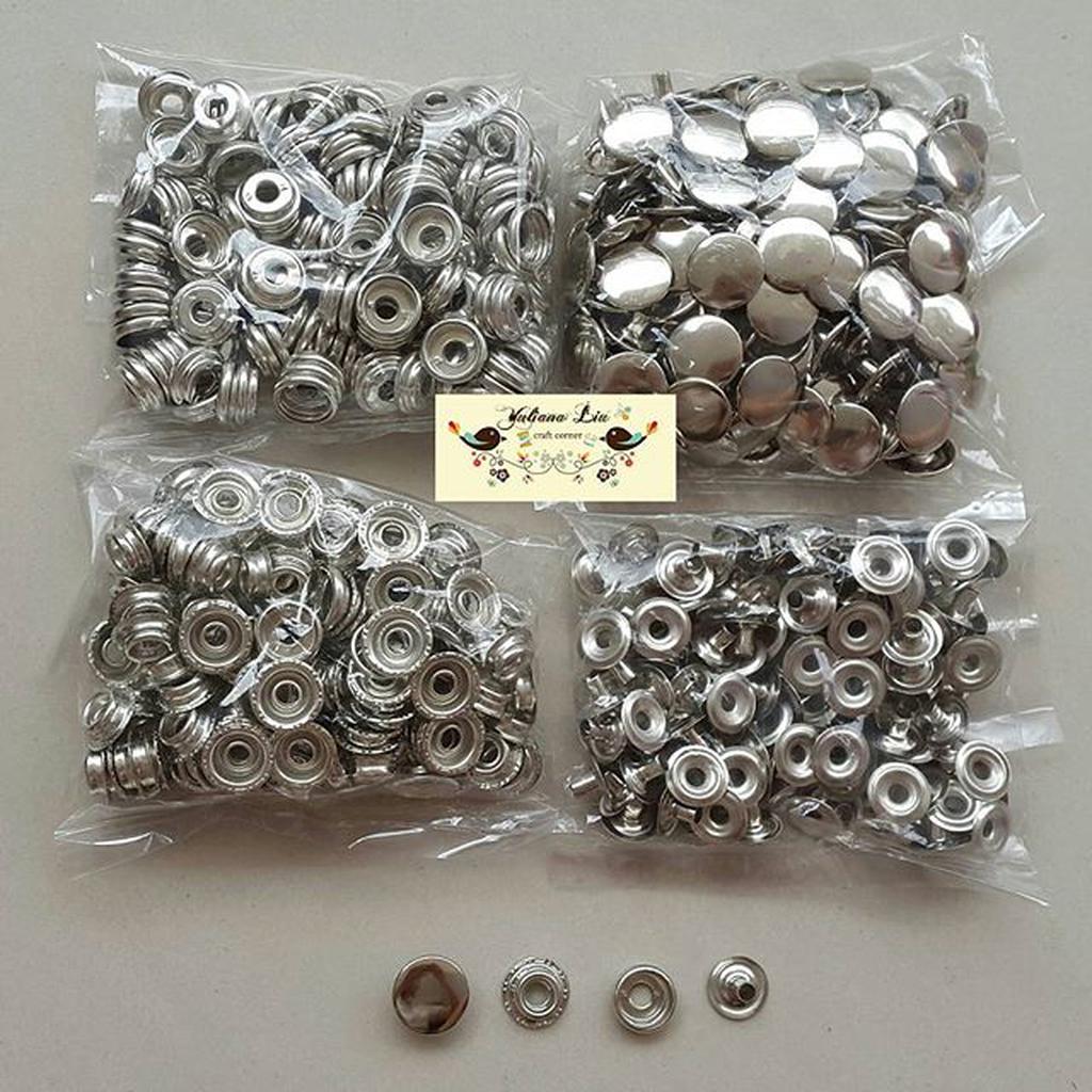 MATA NICKEL Duck Eye Jacket Snap Button Refill 1.5cm