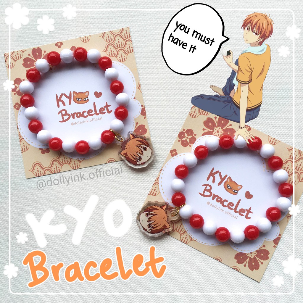 Kyo Bracelets by dollyink.official/kyo summa สร้อยข้อมือบาสเก็ตบอลผลไม้
