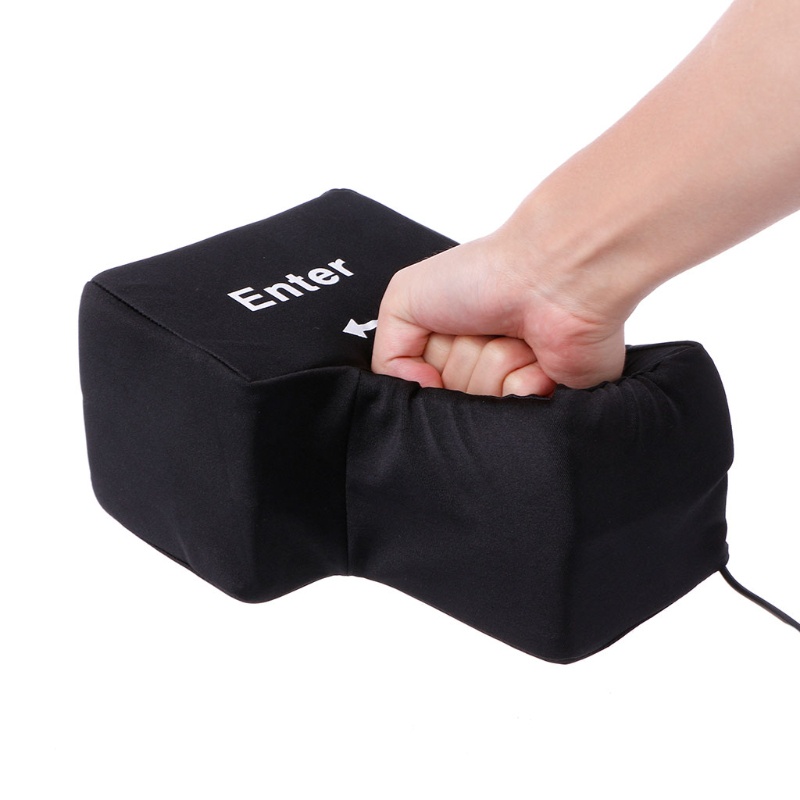 Stay Big Enter Key หมอนปุ่ม Usb ขนาดใหญ่เข้าสู่ความเครียด Reliever เบาะของเล่น